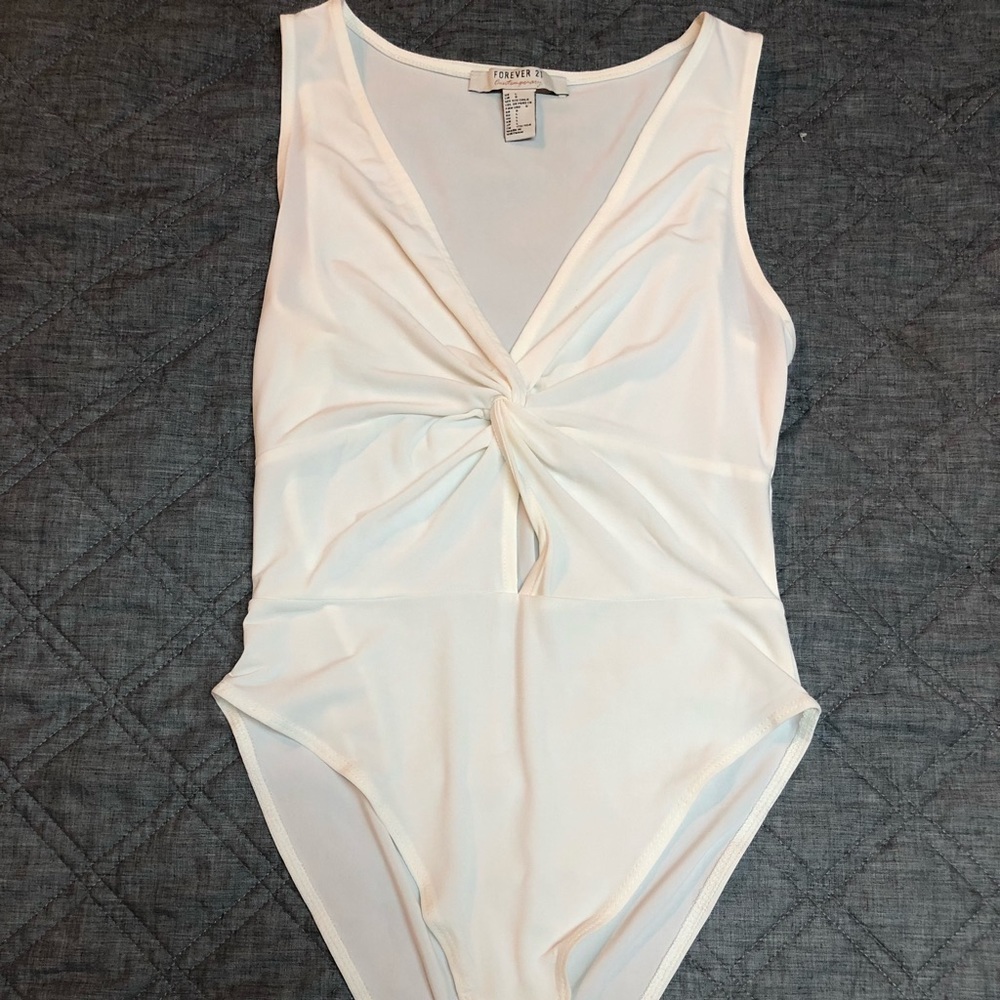 Mesh White Body Suit